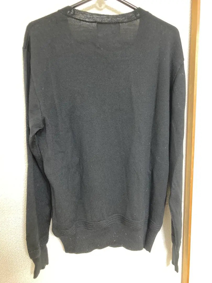 FINGER FOX AND SHIRTS Black Crew Neck Knit