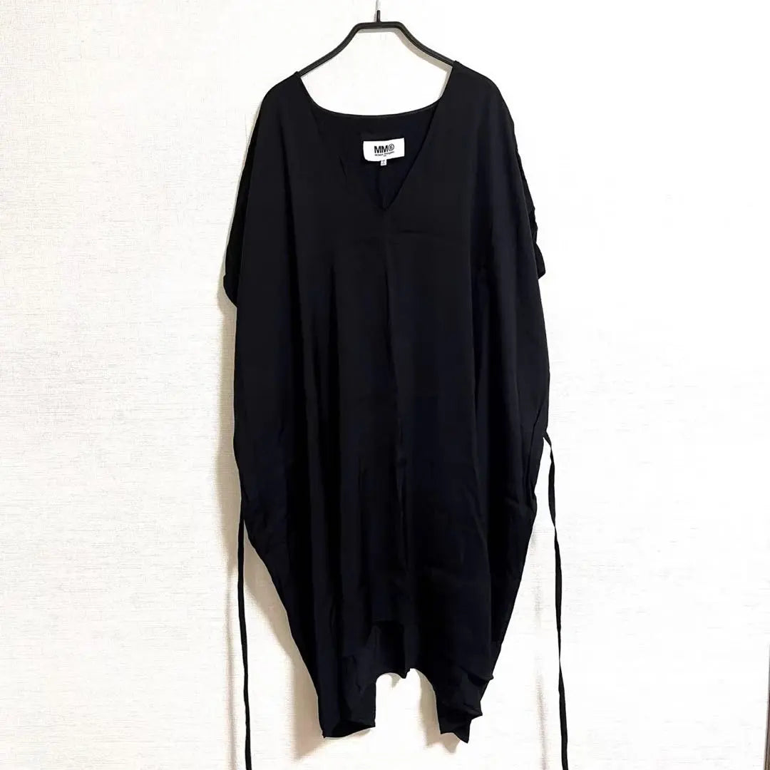 MM6 Maison Margiela 22ss V-neck formal maxi dress