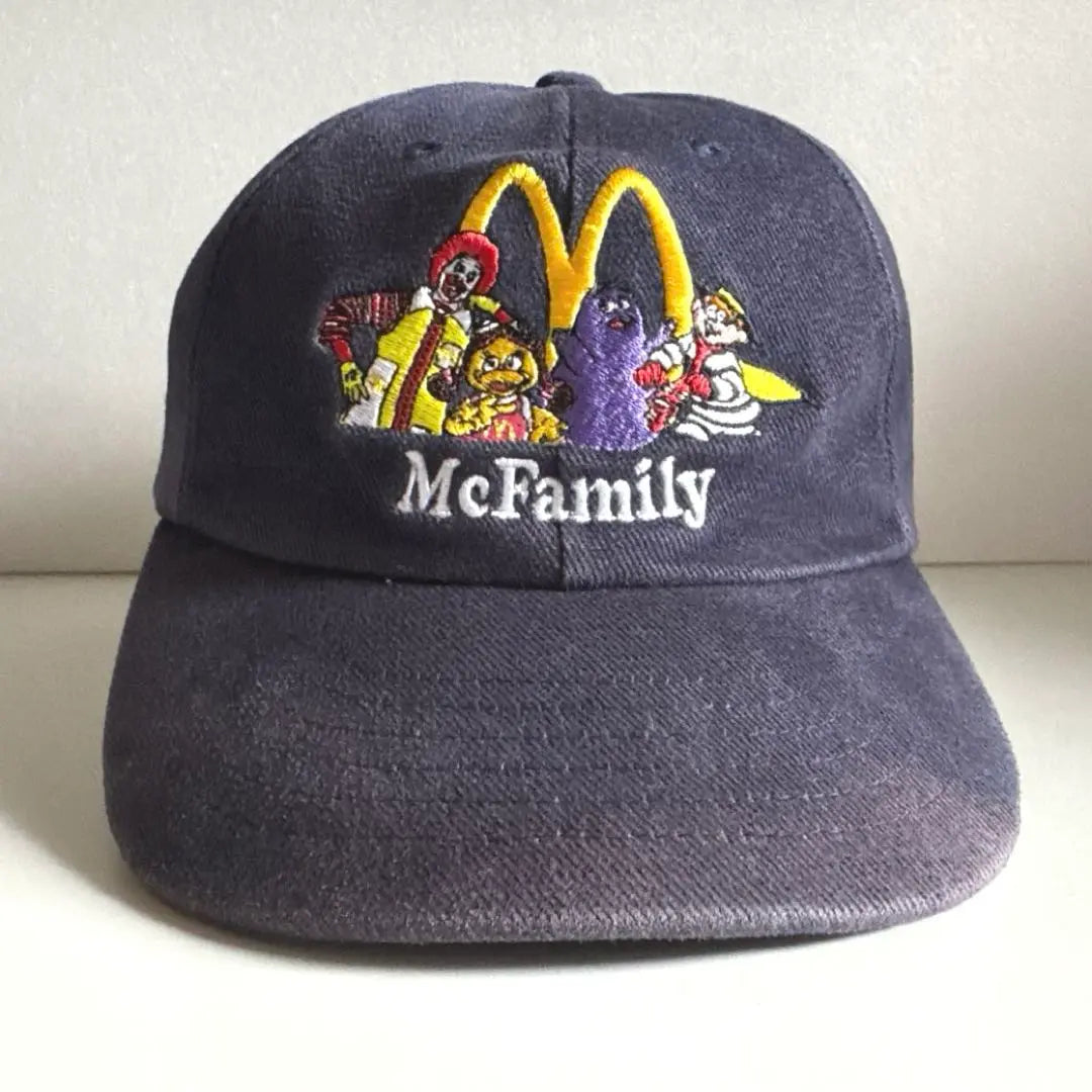 [Raro] Gorra ajustable McDonald's 90S Vintage Falling | 【希少】マクドナルド アジャスタブルキャップ 90sビンテージ ヤレ系