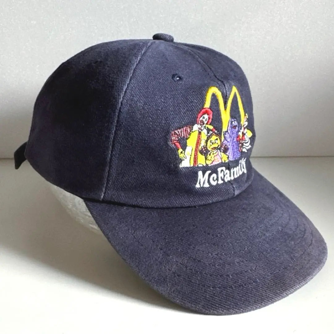 [Raro] Gorra ajustable McDonald's 90S Vintage Falling | 【希少】マクドナルド アジャスタブルキャップ 90sビンテージ ヤレ系