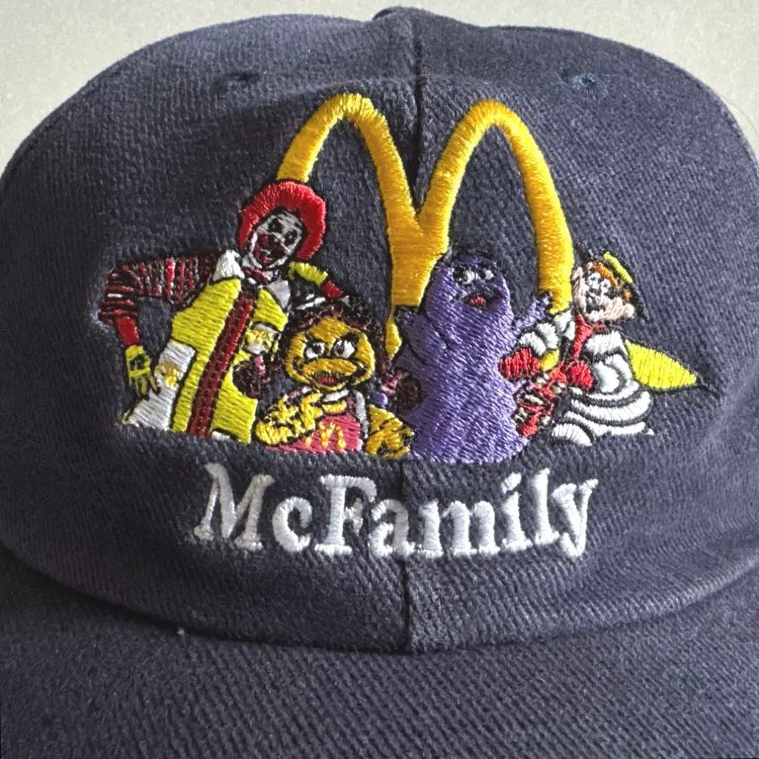 [Raro] Gorra ajustable McDonald's 90S Vintage Falling | 【希少】マクドナルド アジャスタブルキャップ 90sビンテージ ヤレ系