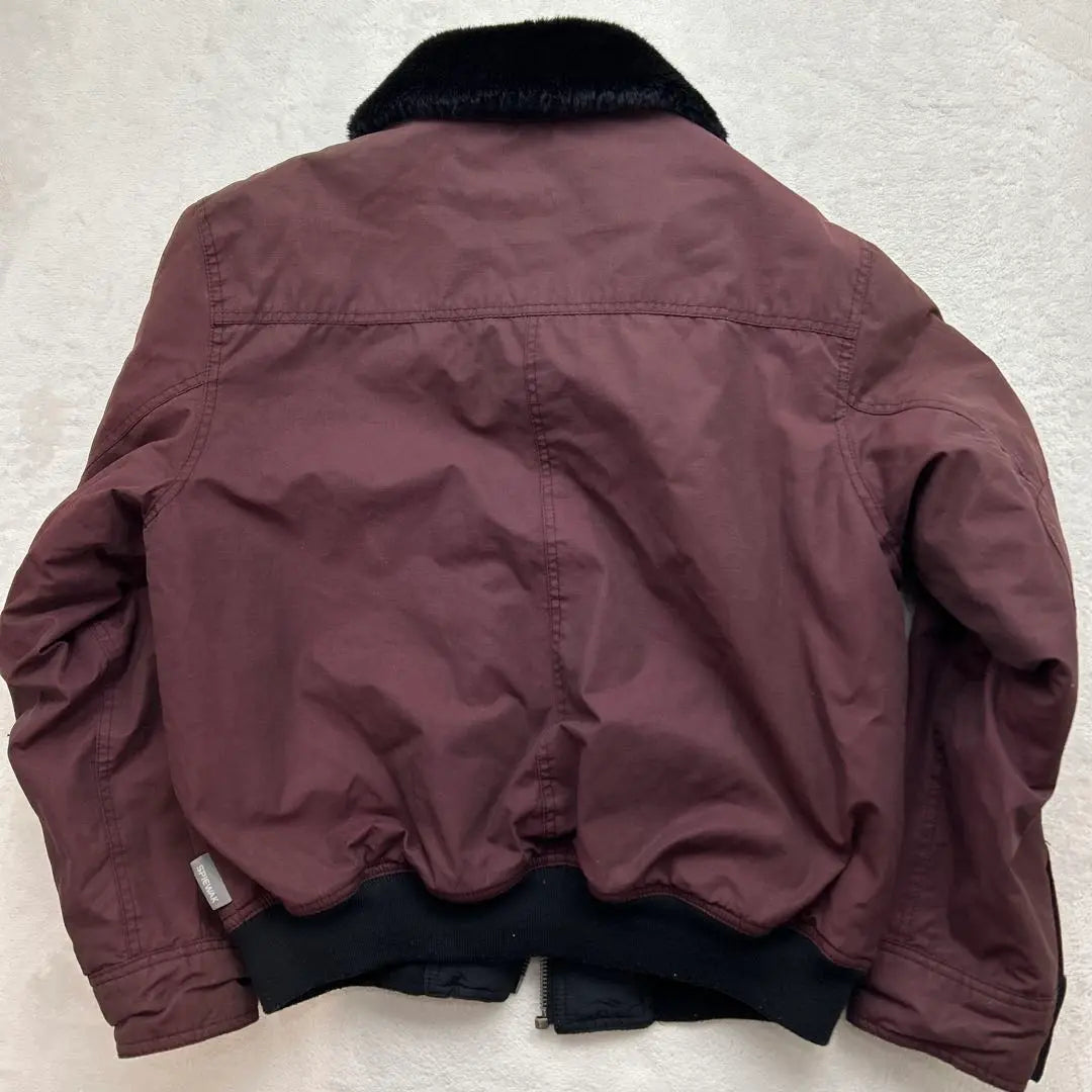 Spiwak Reversible Blouson Bordeaux Black L size beautiful goods | スピワック　リバーシブルブルゾン　ボルドー　ブラック　Lサイズ　美品