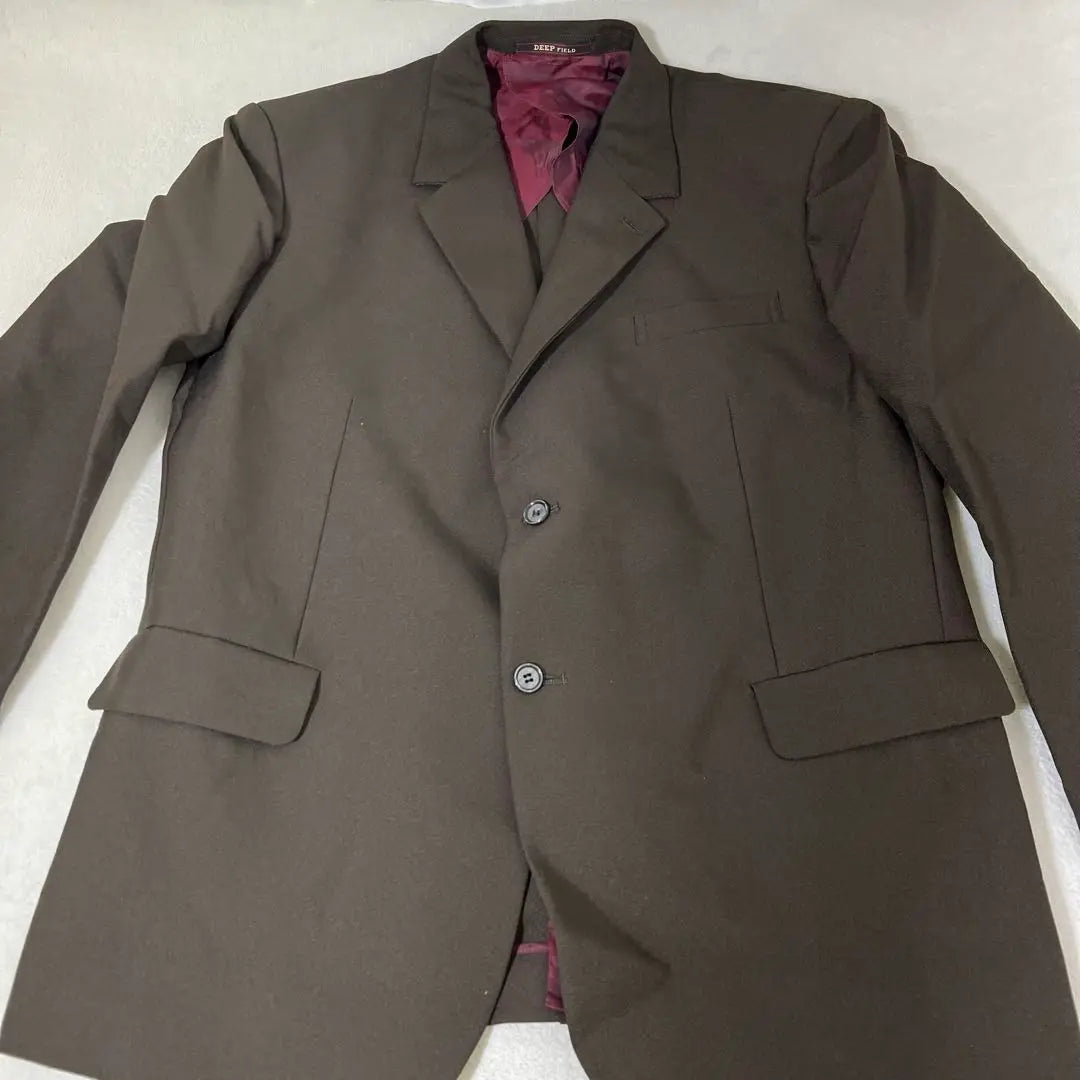 Deep Field Tailored Jacket (XL/B7) Brown x Red Back ▼