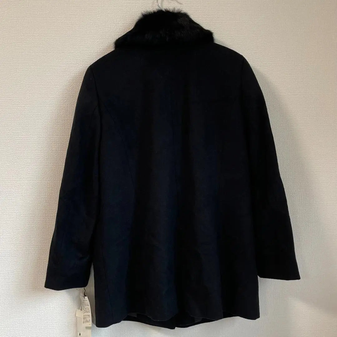 Unused tag included★ROSASE CLUB cashmere blend rabbit fur coat high-quality