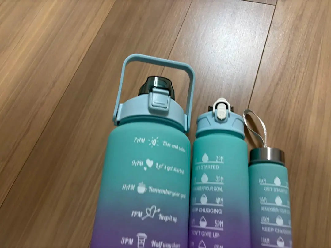 ★Free shipping★Stylish Gradient Water Bottle Set of 3 | ★送料無料★お洒落　グラデーション　ウォーターボトル3本セット