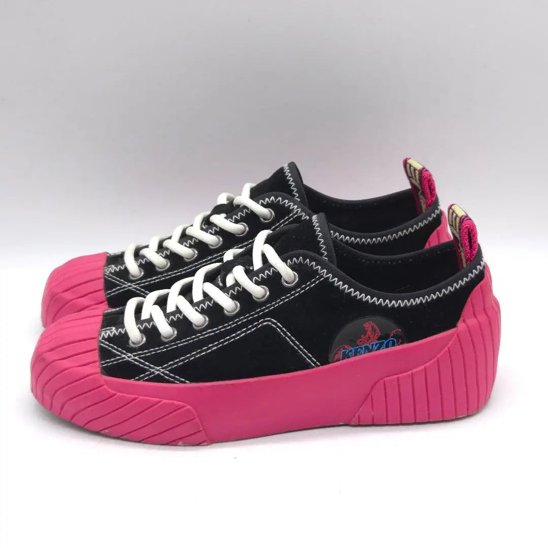 KENZO Sneakers 35 Approx. 22.5cm Pink Black