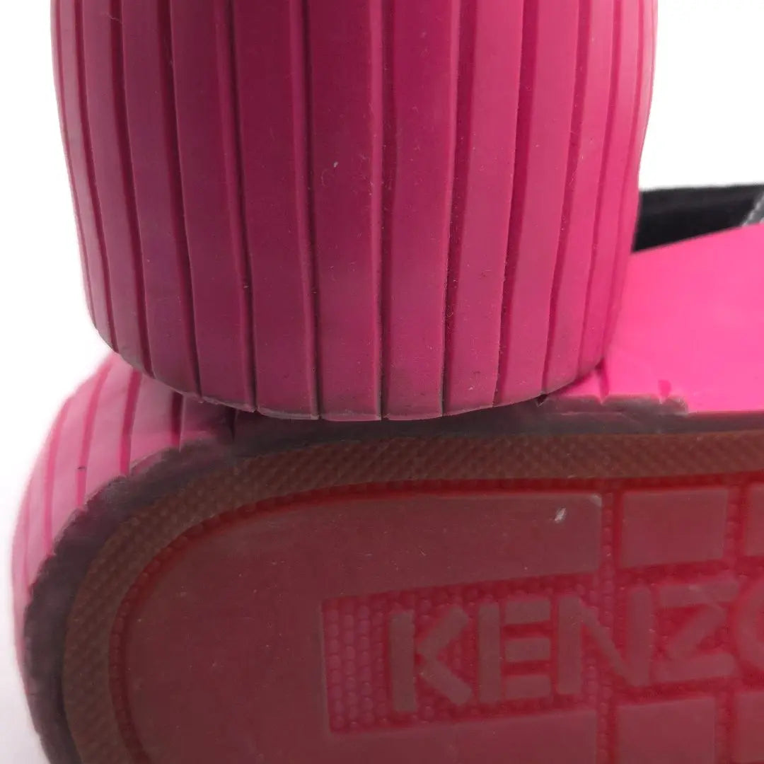 KENZO Sneakers 35 Approx. 22.5cm Pink Black