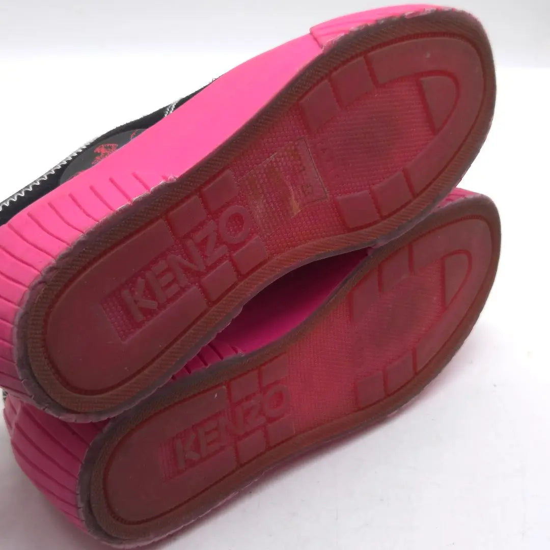 KENZO Sneakers 35 Approx. 22.5cm Pink Black