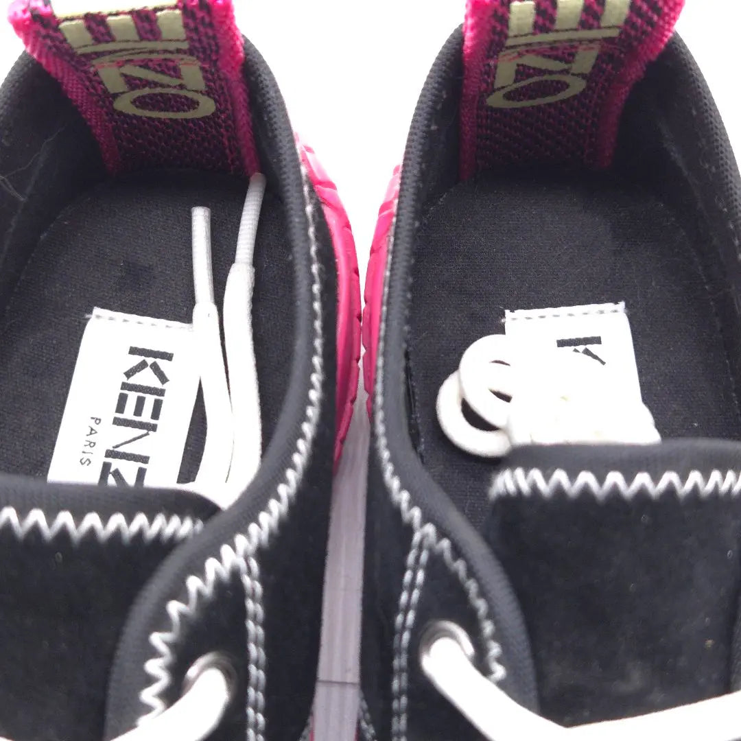 KENZO Sneakers 35 Approx. 22.5cm Pink Black