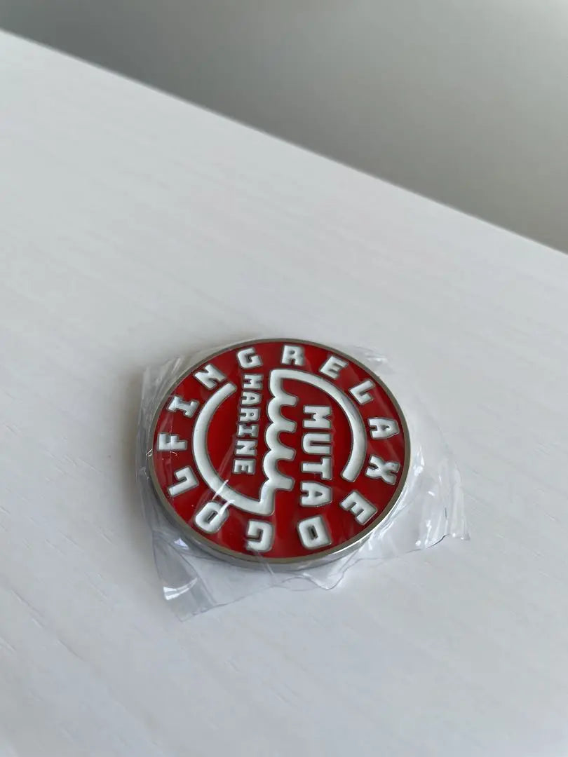 MUTA MARINE Golf Marker Coin Marker Red New