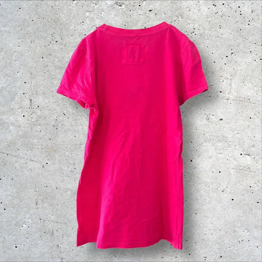 ￼Abercrombie and Fitch Short Sleeve T-shirt Pink Gorgeous Summer Casual