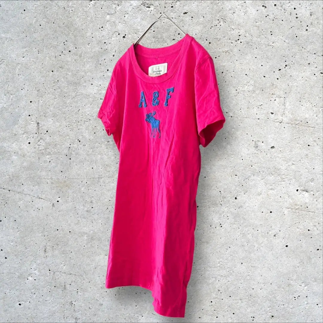 ￼Abercrombie and Fitch Short Sleeve T-shirt Pink Gorgeous Summer Casual