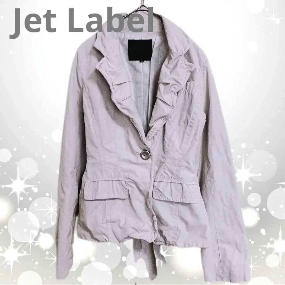 Jetlabel Tailored Wire Design Jacket Light Gray S | JetLabel　テーラード　ワイヤー　デザイン　ジャケット　ライトグレー　Ｓ