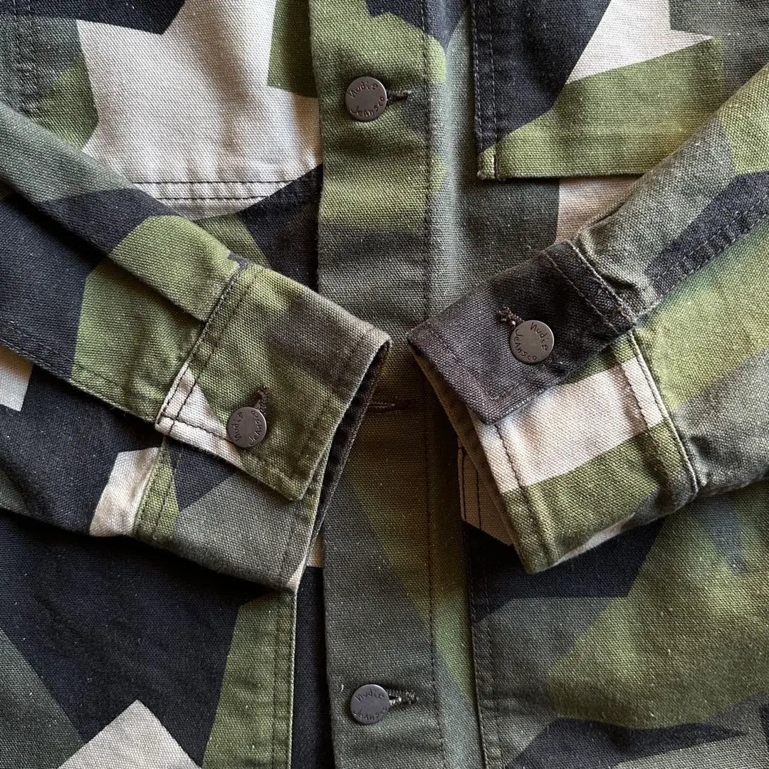 “Paul Swedish Camo” nudiejeans coverall camouflage