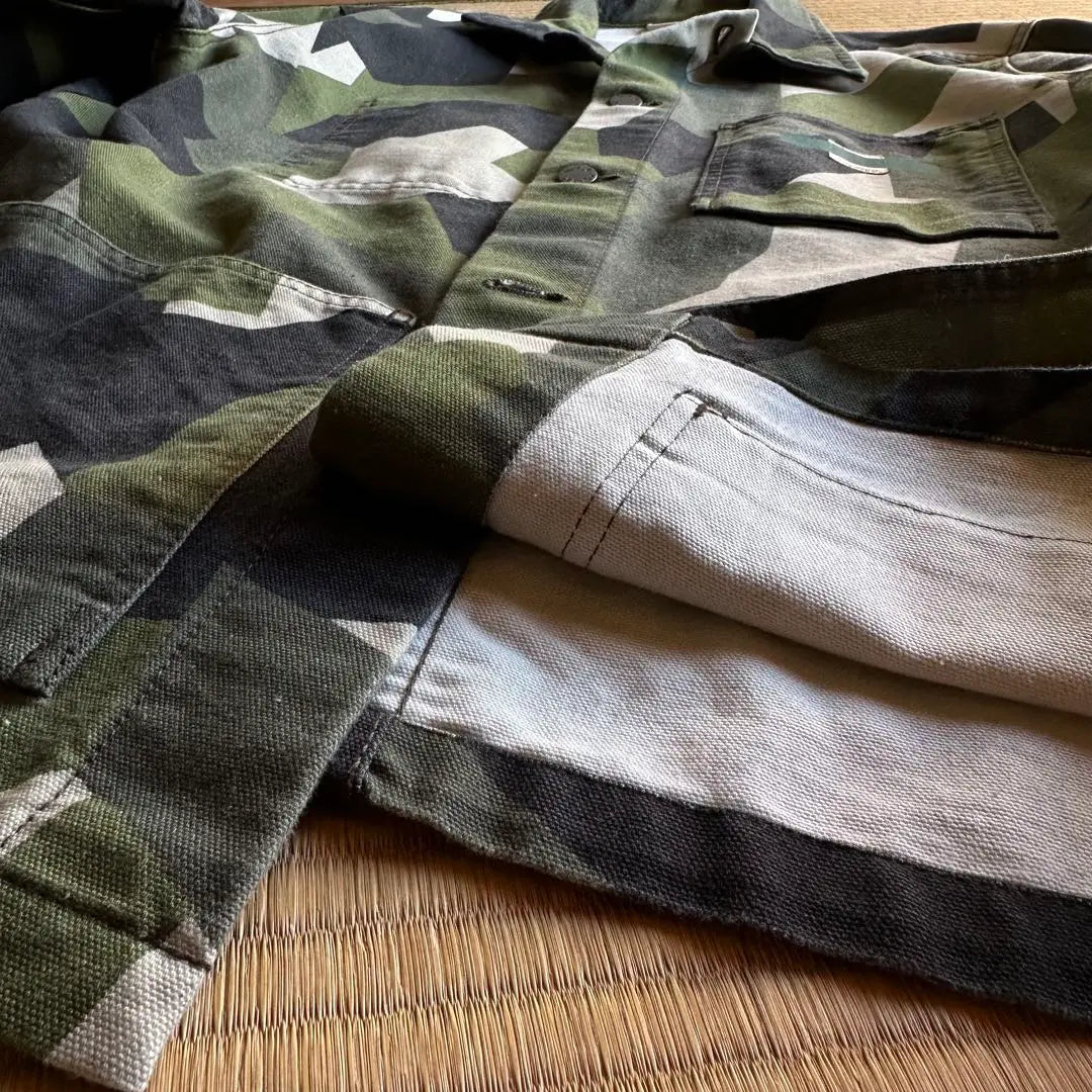 “Paul Swedish Camo” nudiejeans coverall camouflage