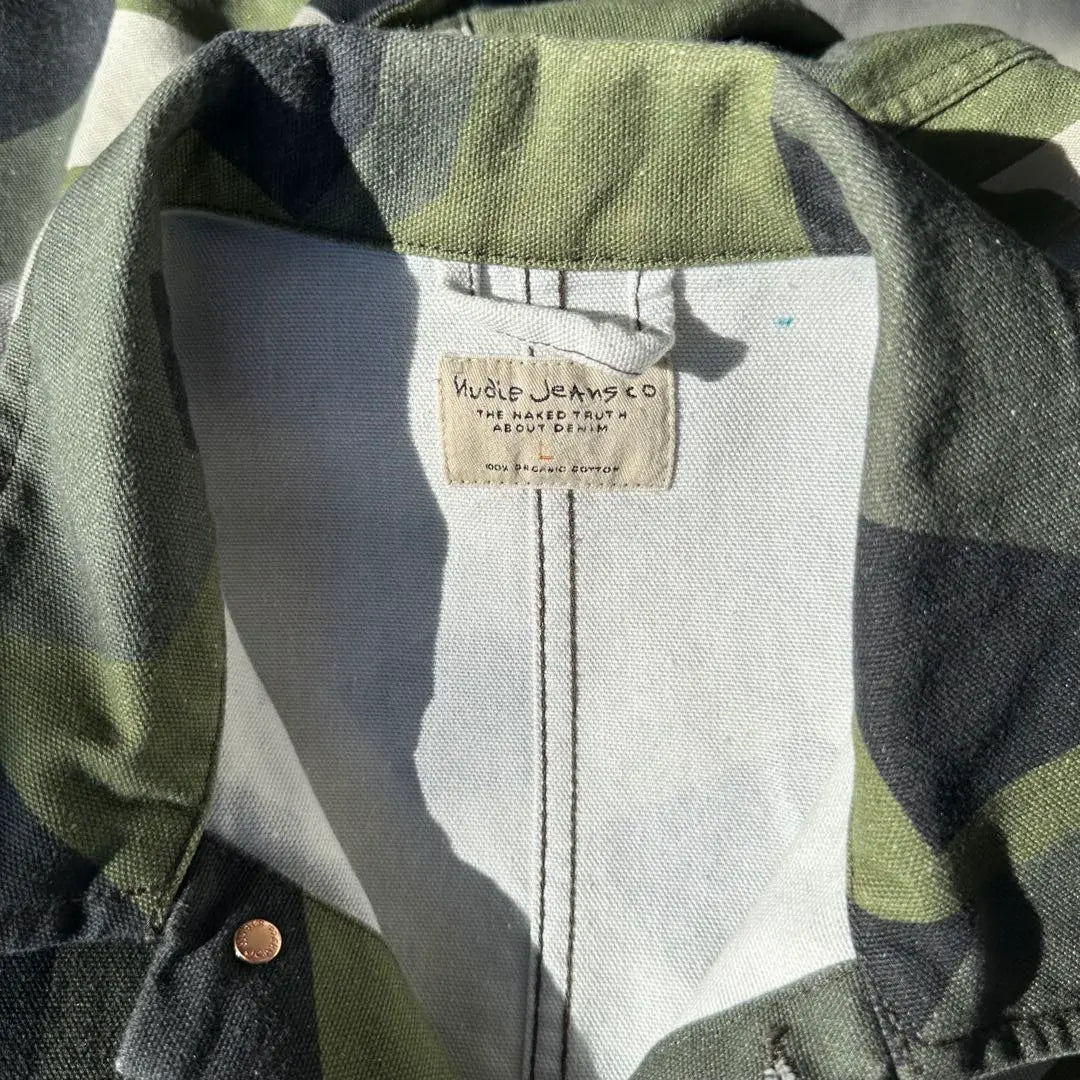 “Paul Swedish Camo” nudiejeans coverall camouflage