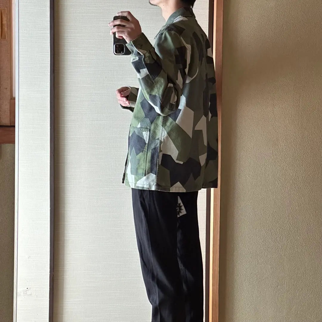 “Paul Swedish Camo” nudiejeans coverall camouflage