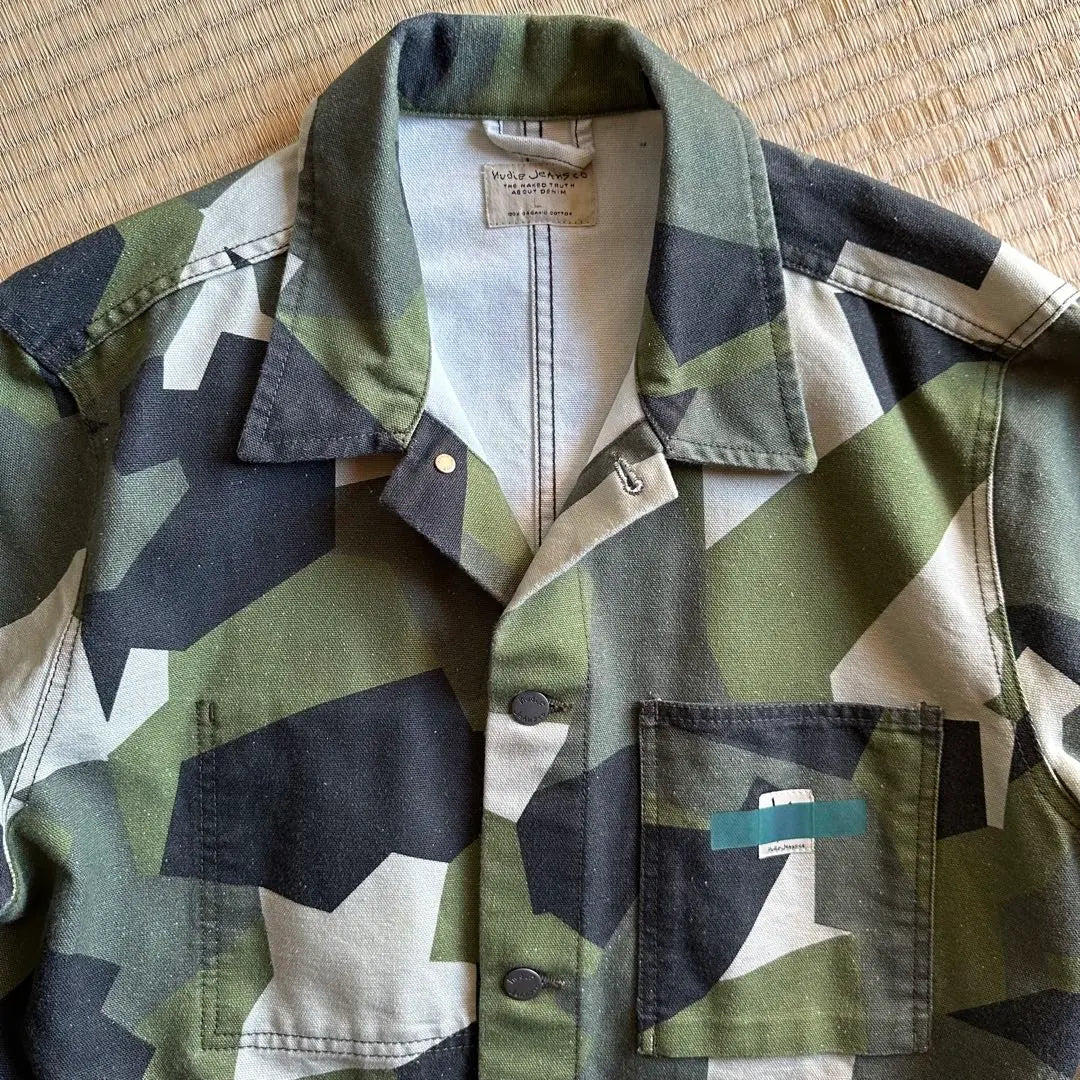 “Paul Swedish Camo” nudiejeans coverall camouflage