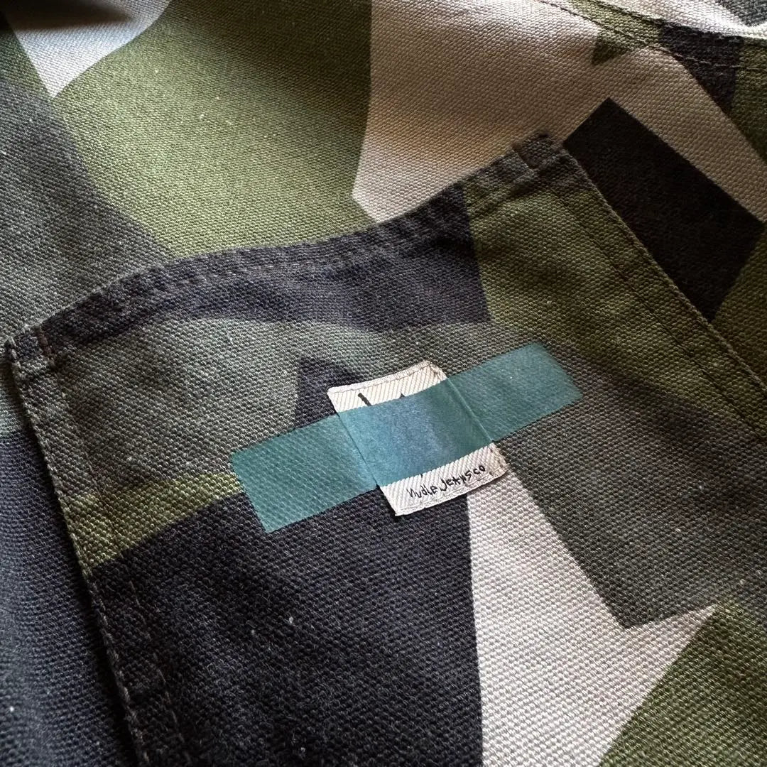 “Paul Swedish Camo” nudiejeans coverall camouflage