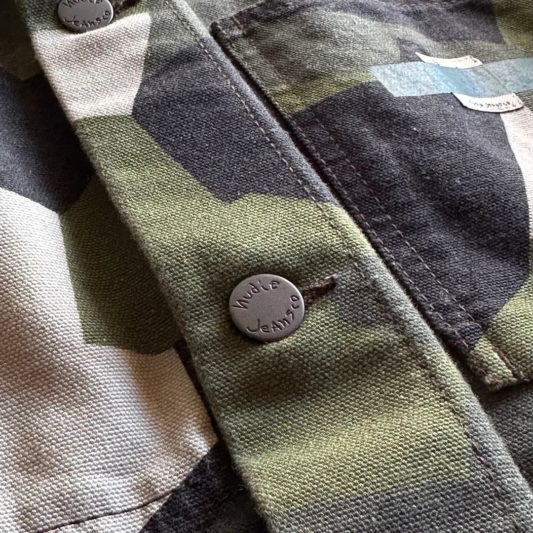 “Paul Swedish Camo” nudiejeans coverall camouflage