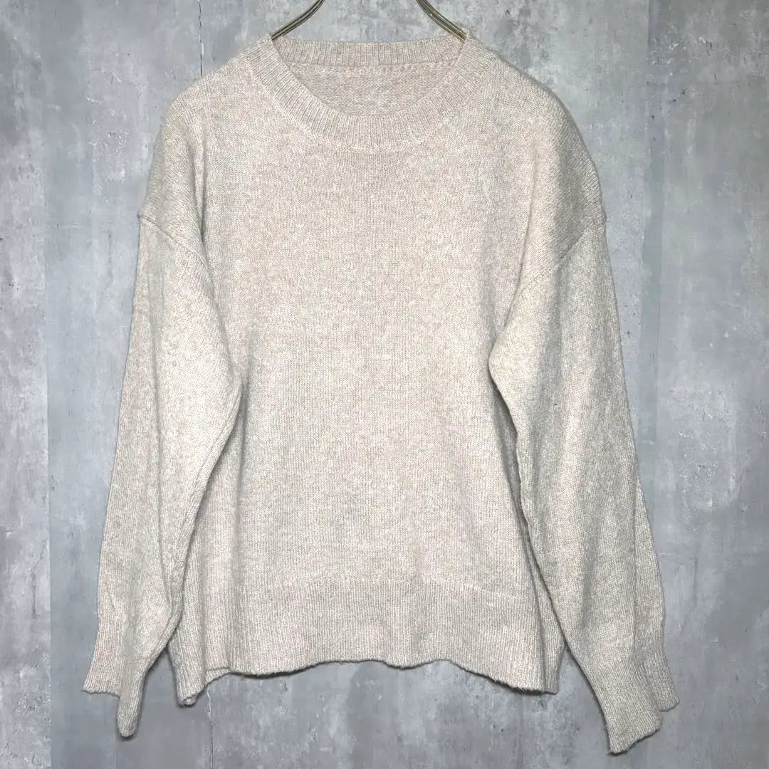 ✨ Beautiful condition✨ Pullover knit sweater ♡ Simple, loose, versatile, versatile