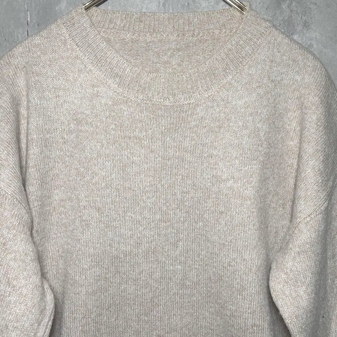 ✨ Beautiful condition✨ Pullover knit sweater ♡ Simple, loose, versatile, versatile