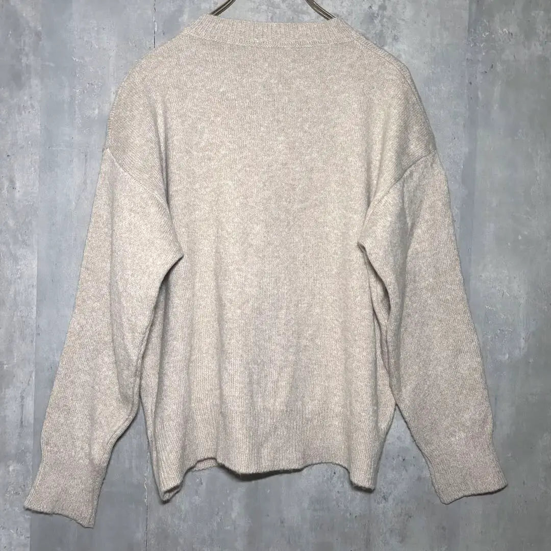 ✨ Beautiful condition✨ Pullover knit sweater ♡ Simple, loose, versatile, versatile