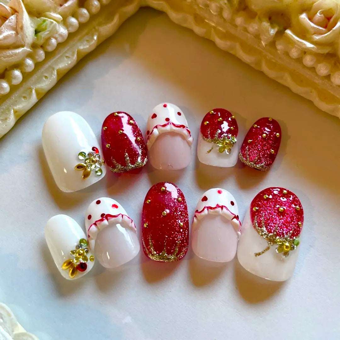 No.52 Size Order Chip Spring Strawberry Magnet Strawberry 3D Fruit