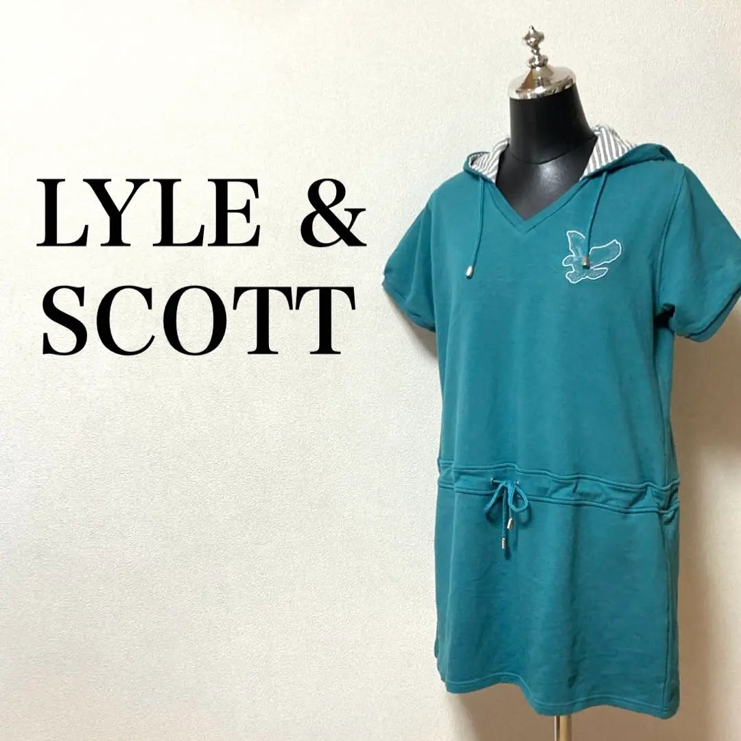 ✨ Artículo sin usar ✨ Sudadera con capucha tipo túnica de golf Lyle &amp; Scott