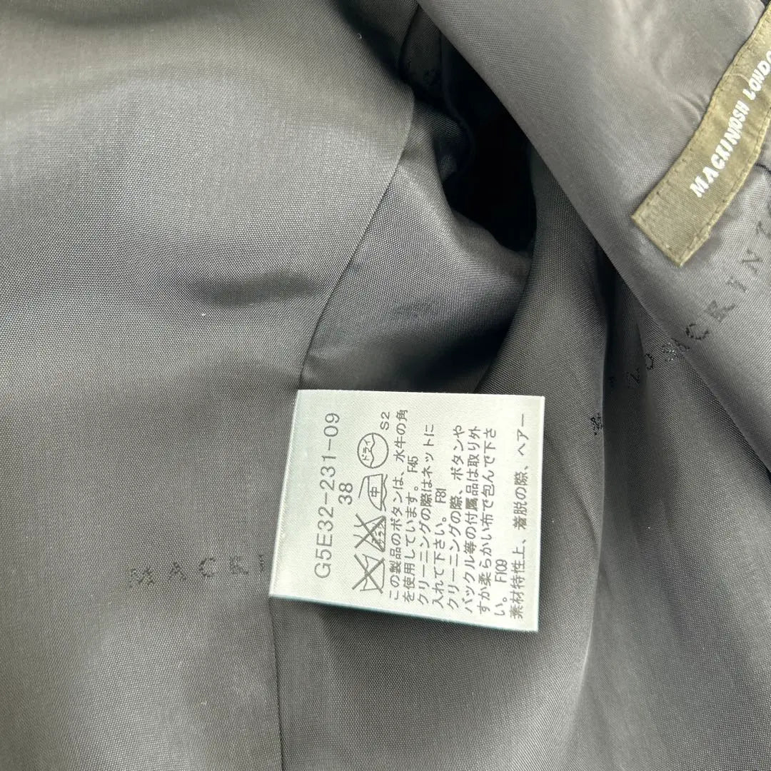 [Good condition] Macintosh London suit jacket 38