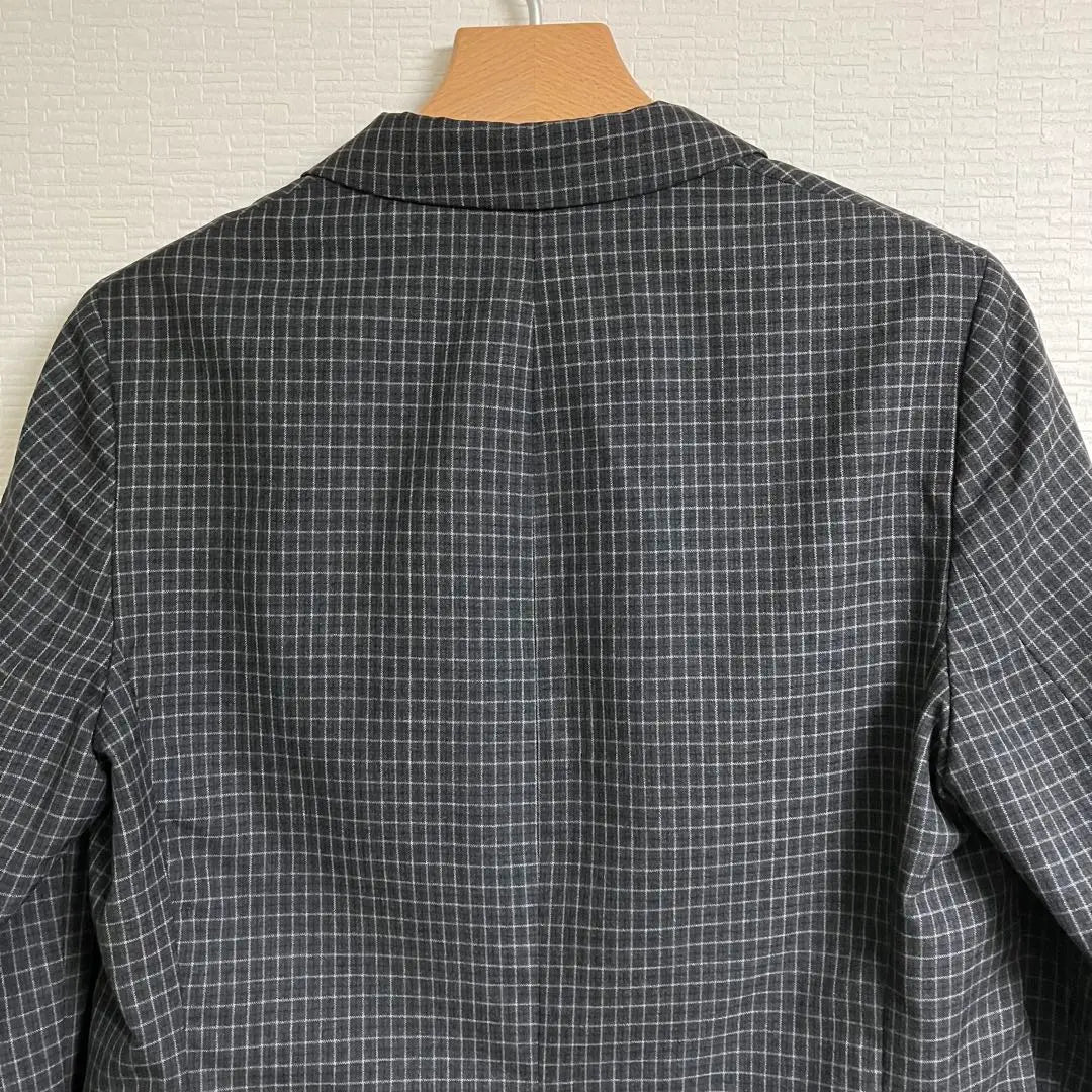 90s A.P.C. Lattice Pattern Tailored Jacket, A.P.S. Check Made in France