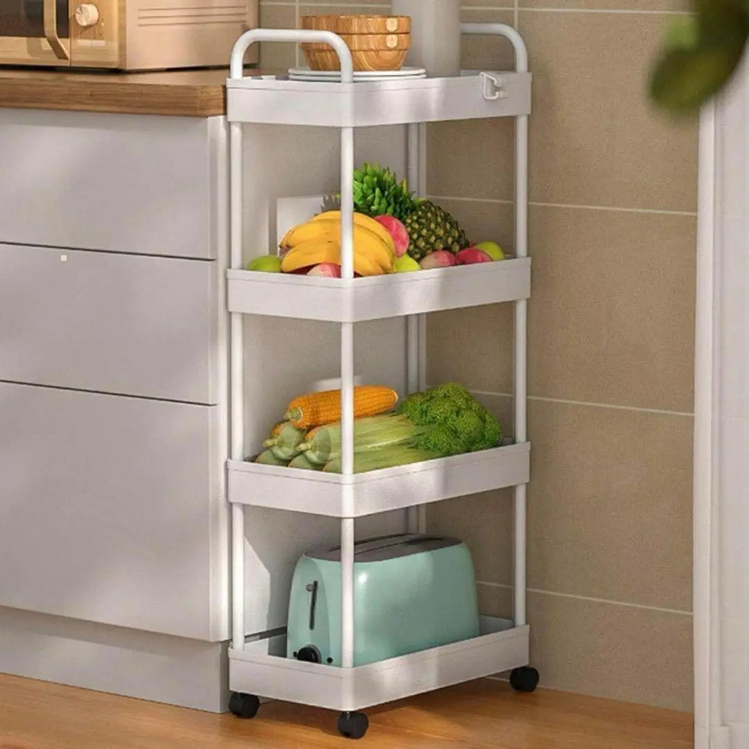 ⭐️ Movable storage rack kitchen wagon gap storage shelf kitchen ⭐️