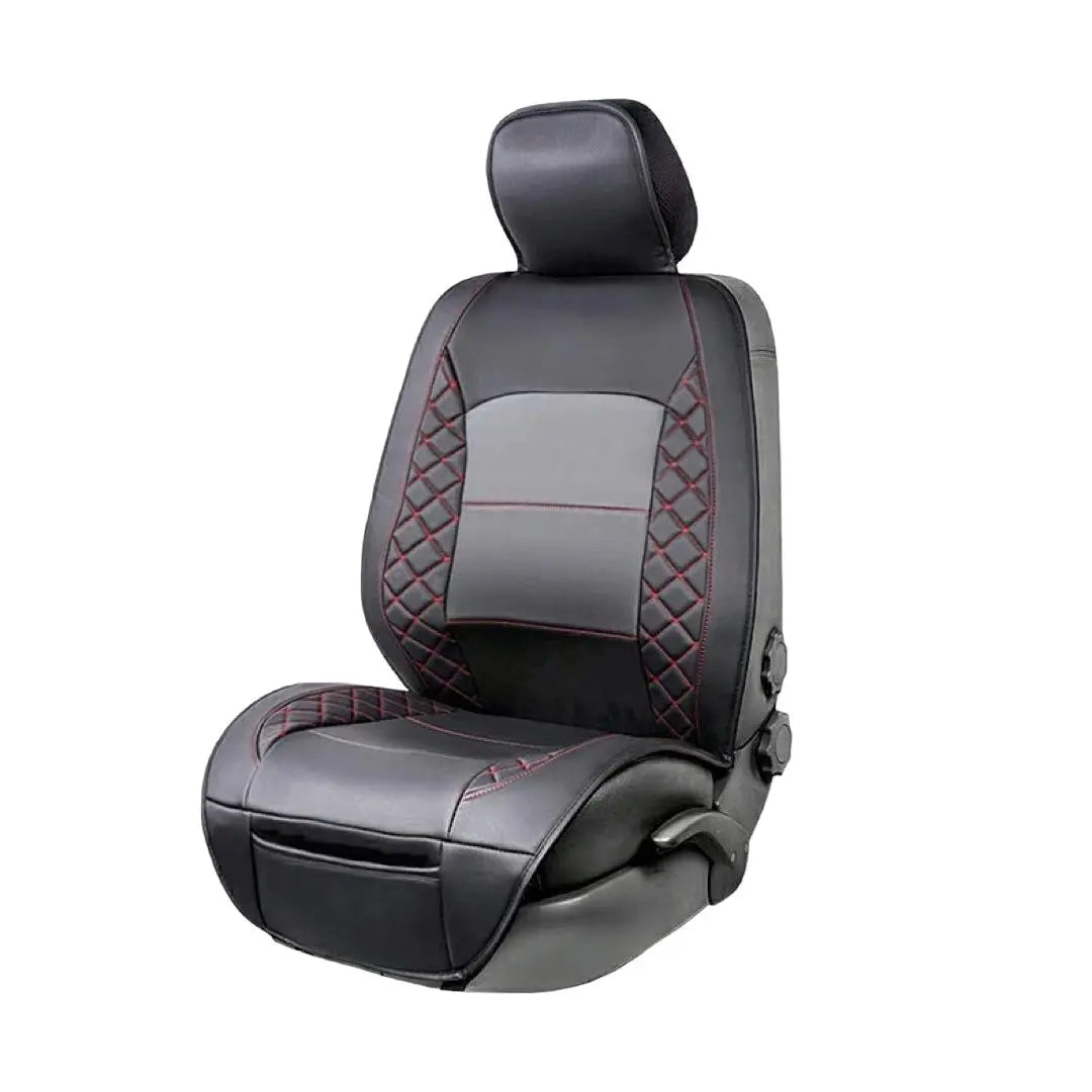 Funda de asiento de coche básica Deluxe con funda lateral y ajuste universal