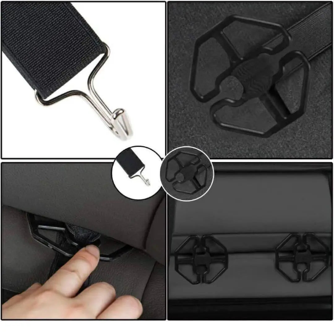 Funda de asiento de coche básica Deluxe con funda lateral y ajuste universal