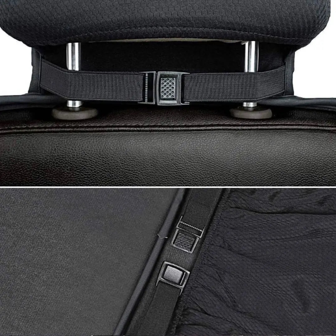 Funda de asiento de coche básica Deluxe con funda lateral y ajuste universal