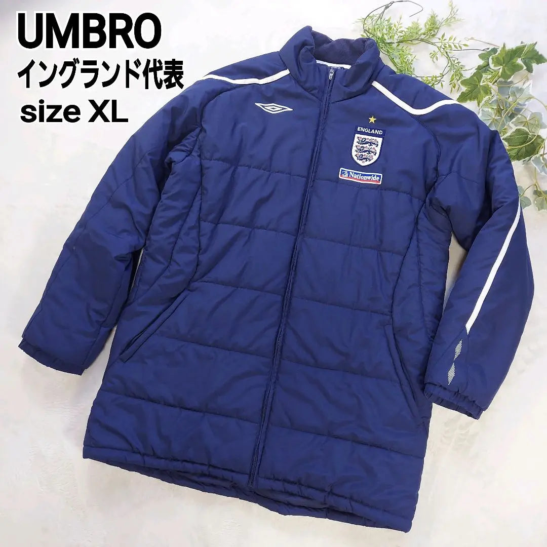 Fondo UMBRO Ambridand National Bench Court Soccer XL | UMBRO アンブロ イングランド代表 ベンチコート サッカー XL 中綿