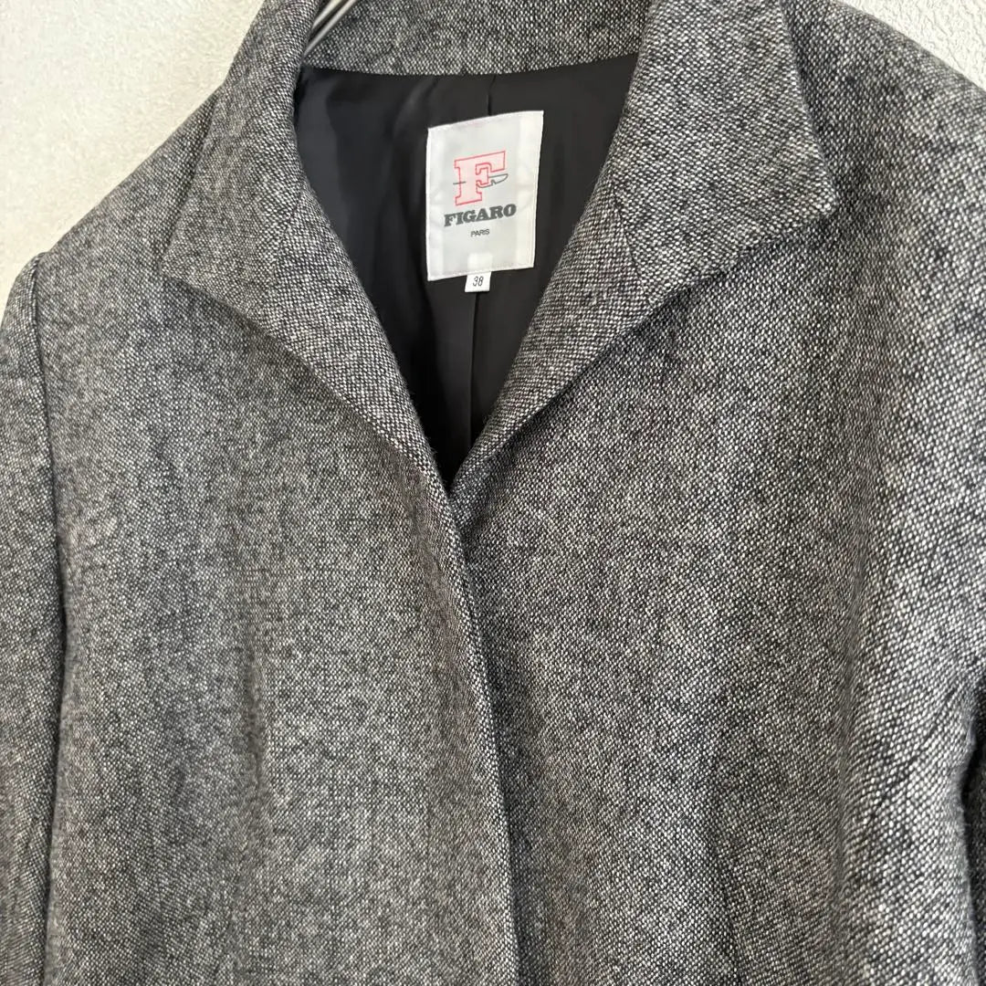 Chaqueta Figaro Paris para mujer, traje formal de lana, talla 38, otoño/invierno