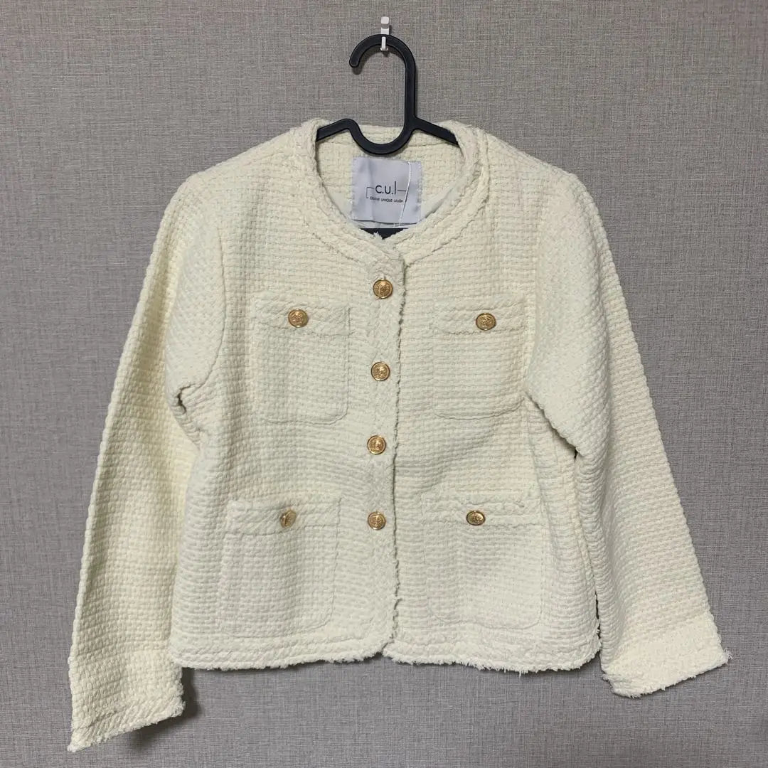 Tweed Jacket New Ladies L Size