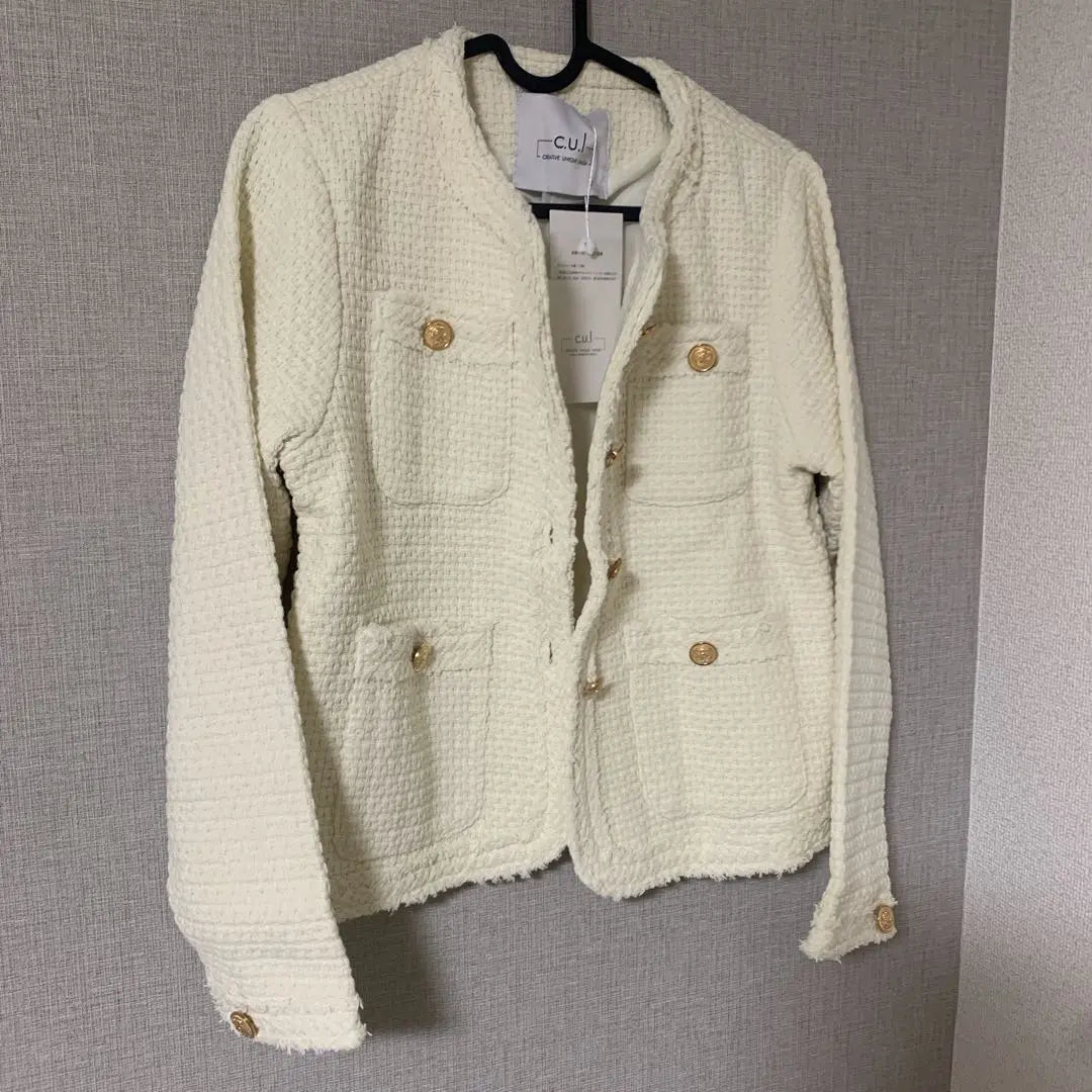 Chaqueta de tweed Nueva señoras Talla L | ツイードジャケット 新品 レディース Lサイズ