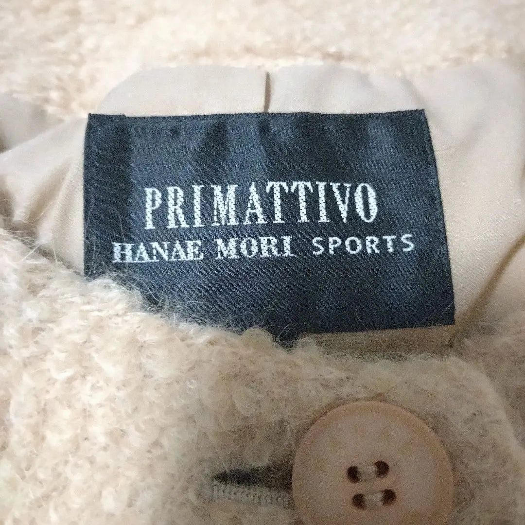 Alpaca HANAE MORI SPORTS Hanaemori no collar coat