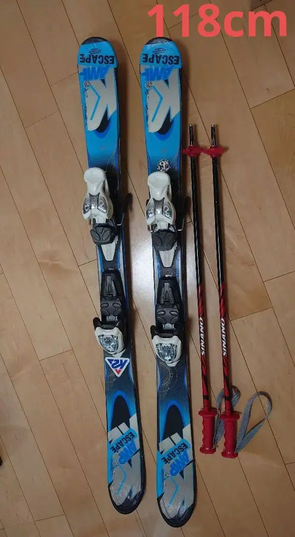 K2 ESCAPE 118cm Ski Set Binding SINANO Stock