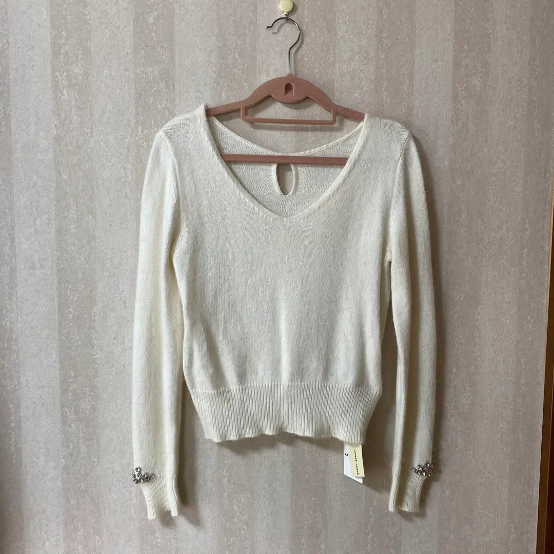 ♡ Lesse Passe Evolly V neck knit long sleeve