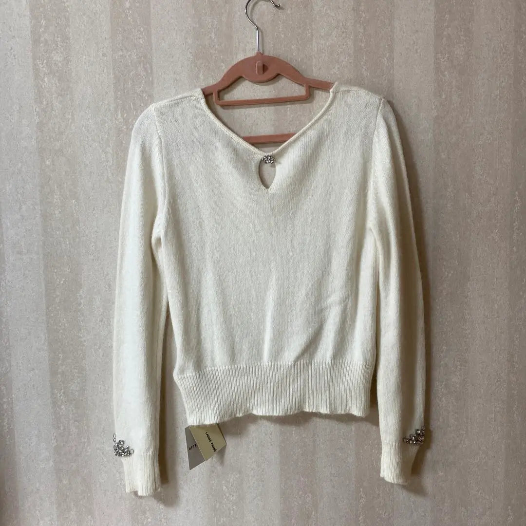 ♡ Lesse Passe Evolly V neck knit long sleeve