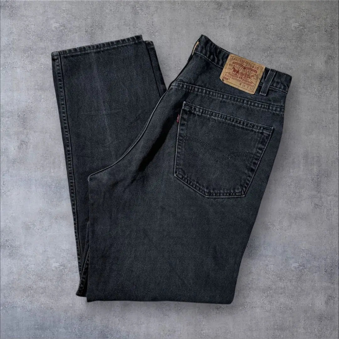 Levi's 550 Black USA Denim Jeans W38L32