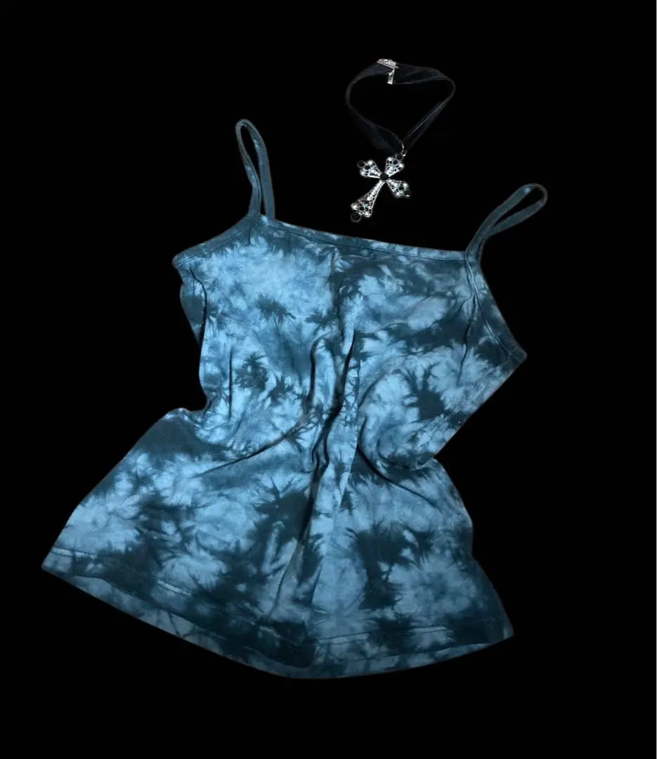 y2k Heisei Gal McBrink Tie Dye Frill Cami Fairy Grunge Rock NANA