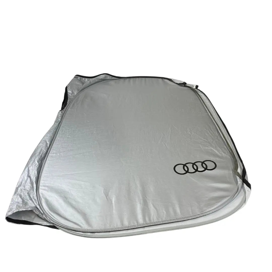 Parasol para parabrisas Audi YT35 plateado con estuche de almacenamiento