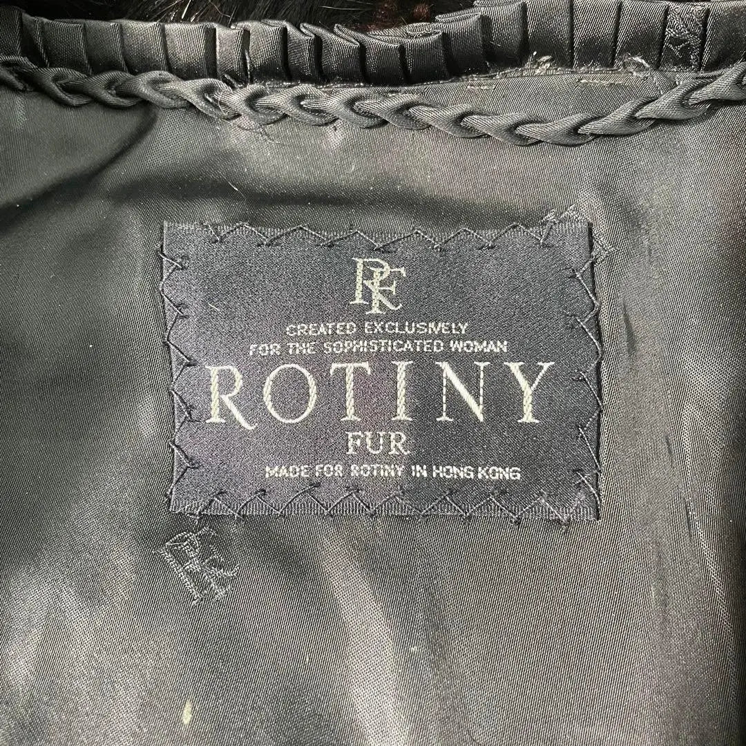 [Good condition] ROTINY Lamb coat Real fur Brown Long | 【美品】ROTINY ロティニー ラムコート リアルファー ブラウン ロング