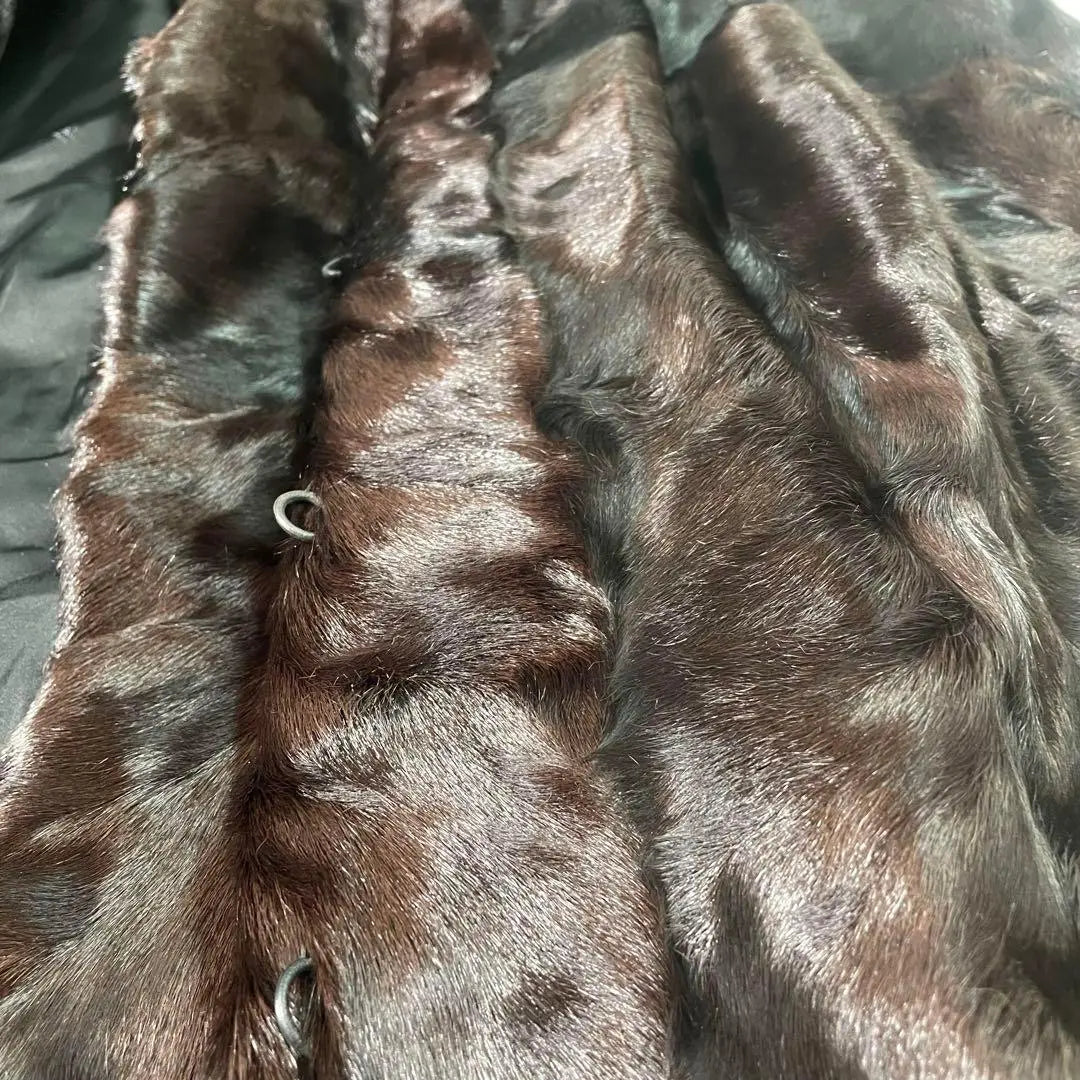 [Good condition] ROTINY Lamb coat Real fur Brown Long | 【美品】ROTINY ロティニー ラムコート リアルファー ブラウン ロング