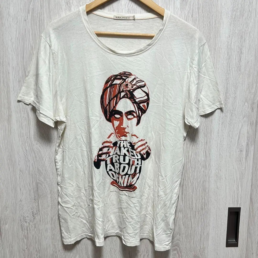 [nudie jeansco] Nudie jeans short sleeve T-shirt white M