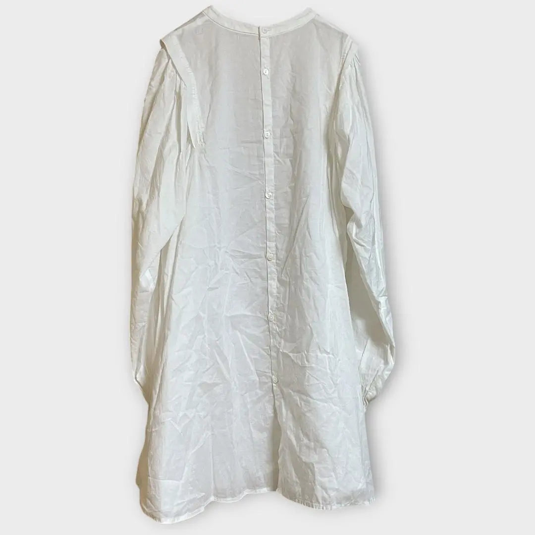 Kastane (Castane) White Tops Natural Cotton Free F Thin | Kastane(カスタネ) 白いトップス ナチュラル コットン フリー Ｆ薄手